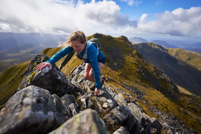 Rab Windveil Jacket Women's Running Windshirt in Ultramarine-12